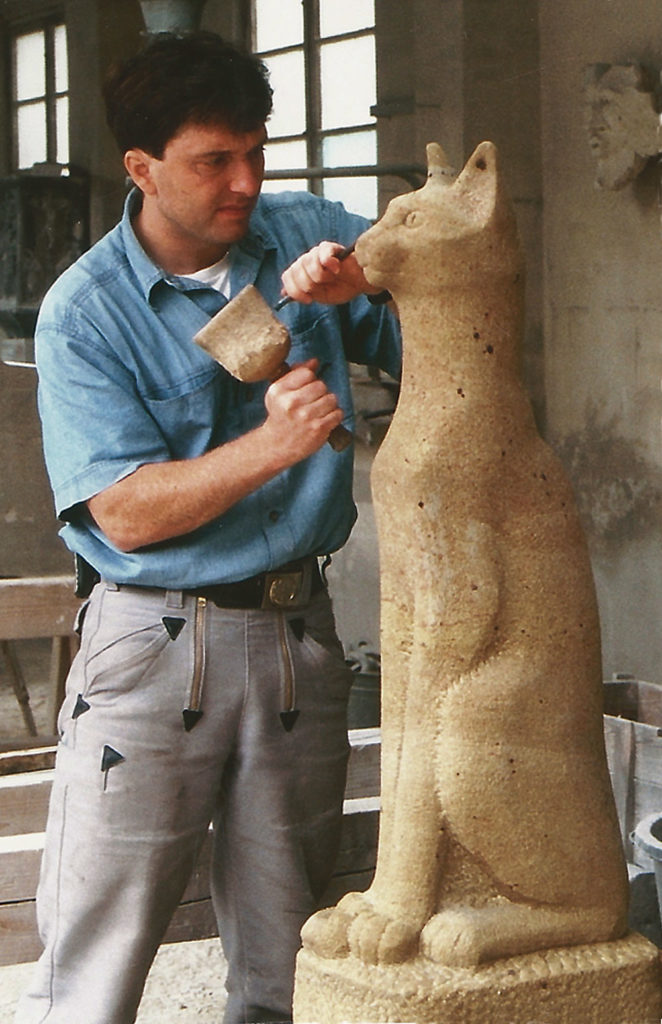 Katze-Elbsandstein