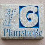 Hausnummer Steintafel