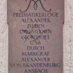 Freimaurerloge Hinweistafel - Ansbah